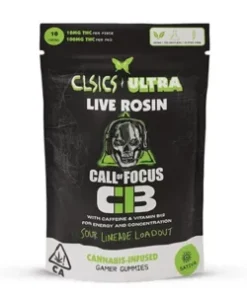 Buy CLSICS (Live Rosin + Caffeine Gummies) – 100MG Online in the US