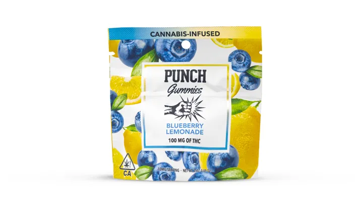 Buy Punch Gummies – 100MG Blueberry Lemonade Online in the US
