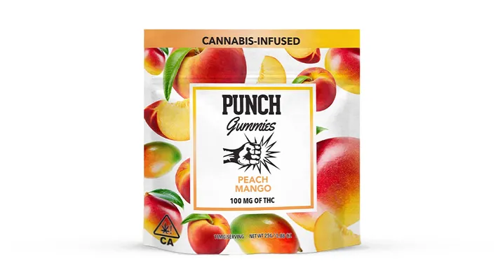 Buy Punch Gummies – 100MG Peach Mango Online US